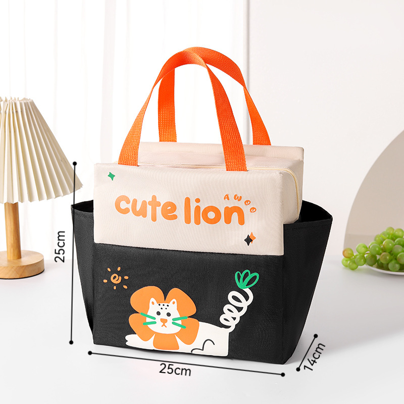 Bolsa de caja de almuerzo al por mayor bolsa de almuerzo bolsa de almuerzo bolsa de aislamiento de picnic bolsa de almuerzo bolsa de almuerzo de aislamiento de papel de aluminio grueso