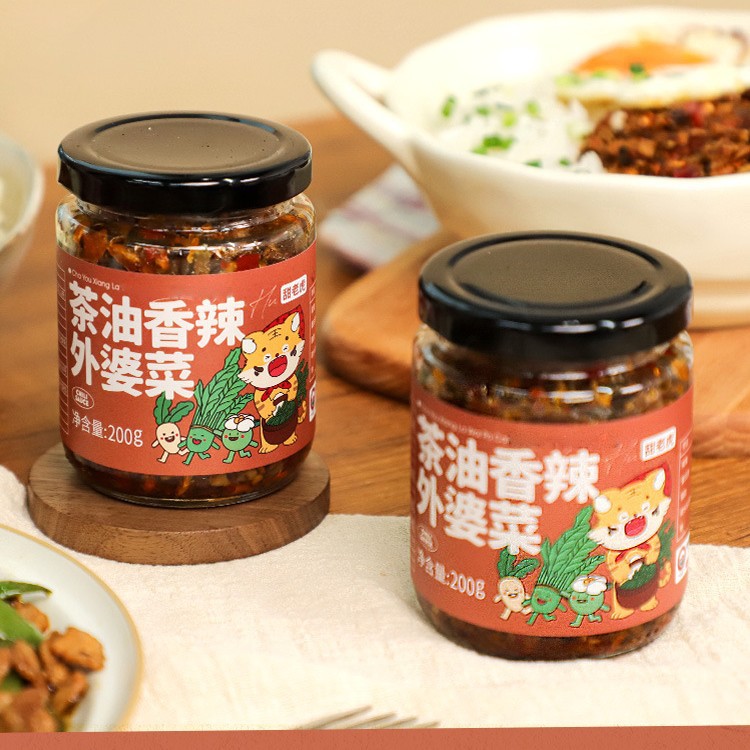 甜老虎茶油外婆菜湖南正宗下饭菜拌饭酱香辣梅干菜咸菜榨菜酱菜