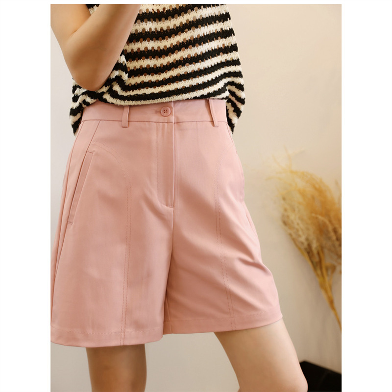 Xiaoxia Non-Iron Soft Cotton! Bermuda Shorts! Commuting High-Waisted Slimming A-Line Mid-Length Trousers Women's Summer Suit Pants Xiaoxia Non-Iron Soft Cotton! Bermuda Shorts! Commuting High-Waisted Slimming A-Line Mid-Length Trousers Women's Summer Suit Pants
