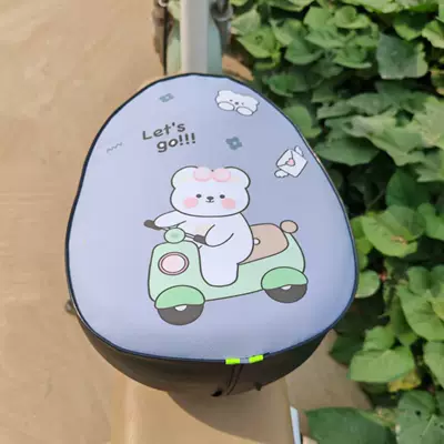 Bicycles, Front and Rear Seats, Small – Electric car cushion - motorcycle-bear-single-front-seat-cover