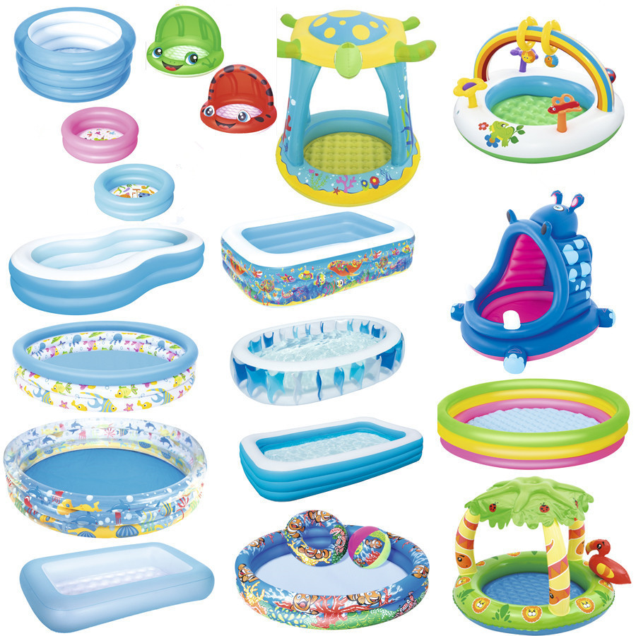 Bestway inflatable swimming pool children's toy play pool bath tub sunshade pool ocean ball pool family pool