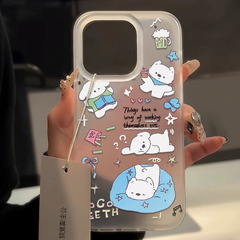 Fun messy little dog Apple iPhone 15 Pro Max case, iPhone 14 cute 13 matte 12 soft case 11