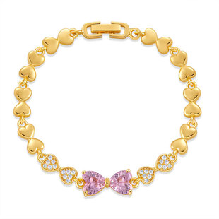 NEW�����Y��朱�ɫ��ɫ�ʯ���|�@�׃����Ʒ�~�18K������朗l