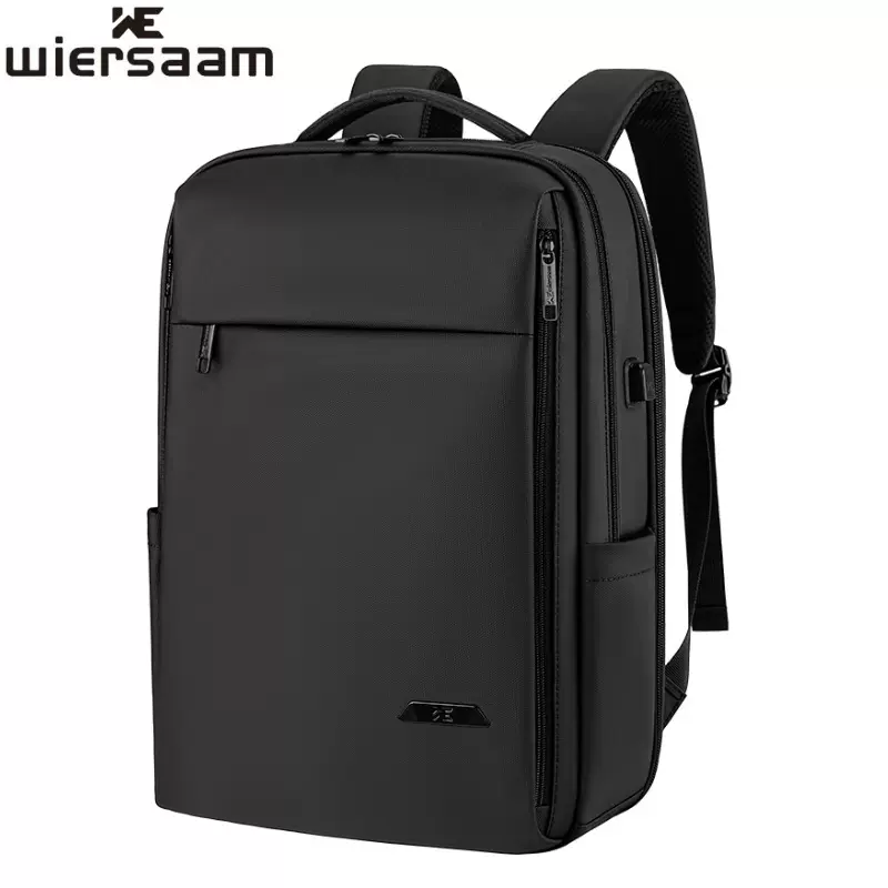 新款男款轻便商务防水双肩包大容量出差背包多功能密码防盗电脑包