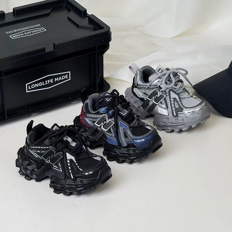 Zapatos deportivos para niños 2026 otoño nuevo niño neumático transpirable zapatos para correr zapatos de moda para niñas zapatos de papá image 3