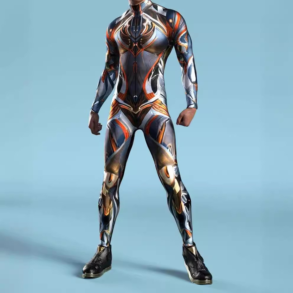 Skeleton, overall, 2023 collection, new collection, halloween, cosplay, tight, 3D 3