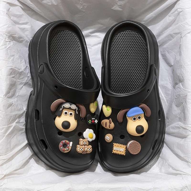 블랙 [리더독] 키높이 7.0/슬리밍 -34-35 (33-34피트 권장)