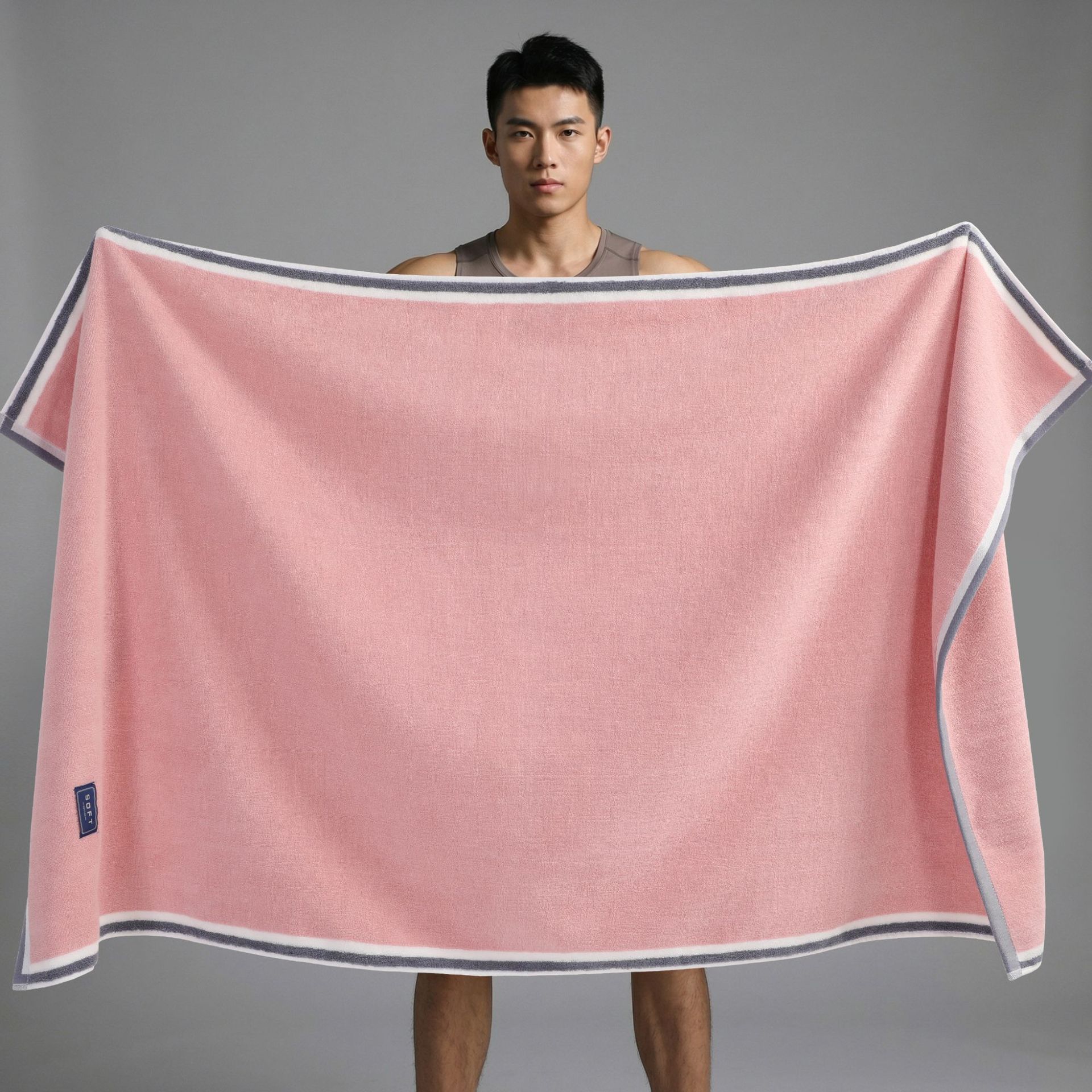 0581-Pink-7A Antibakteri (Kelas A) / 70*140