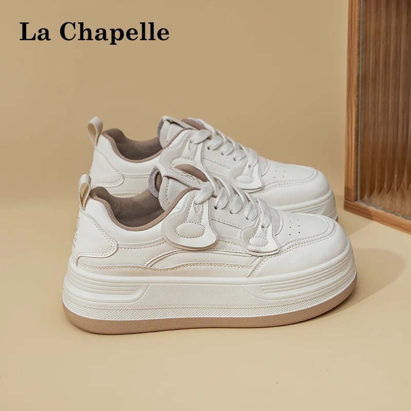 Thick-soled small white shoes women 2024 spring new style all kinds of small board shoes to increase Korean casual women's shoes sports shoes