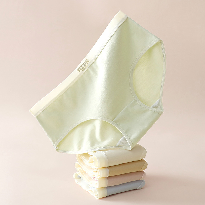 Class A Pure Cotton Underwear Women's Baby Cotton Mid-Waist Breathable Sexy Cotton Crotch Girl Student Drop Glue Trip Class A Pure Cotton Underwear Women's Baby Cotton Mid-Waist Breathable Sexy Cotton Crotch Girl Student Drop Glue Trip