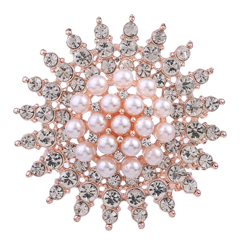 Spilla con perle e strass da donna spilla anti-esposizione occhiali_voghion.com