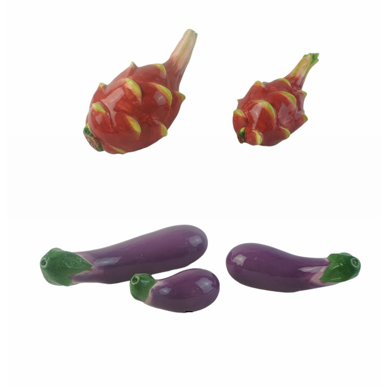 De lujo ligero, galvanoplastia europea, cerámica, fruta, pera, decoración pequeña creativa, sala de estar, mesa de comedor, mesa de centro, decoración de frutas