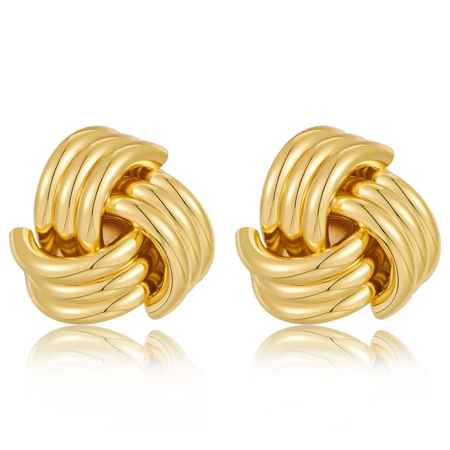 欧美时尚通勤铜镀真金不规则耳环复古金属高级感亚马逊夸张女耳饰