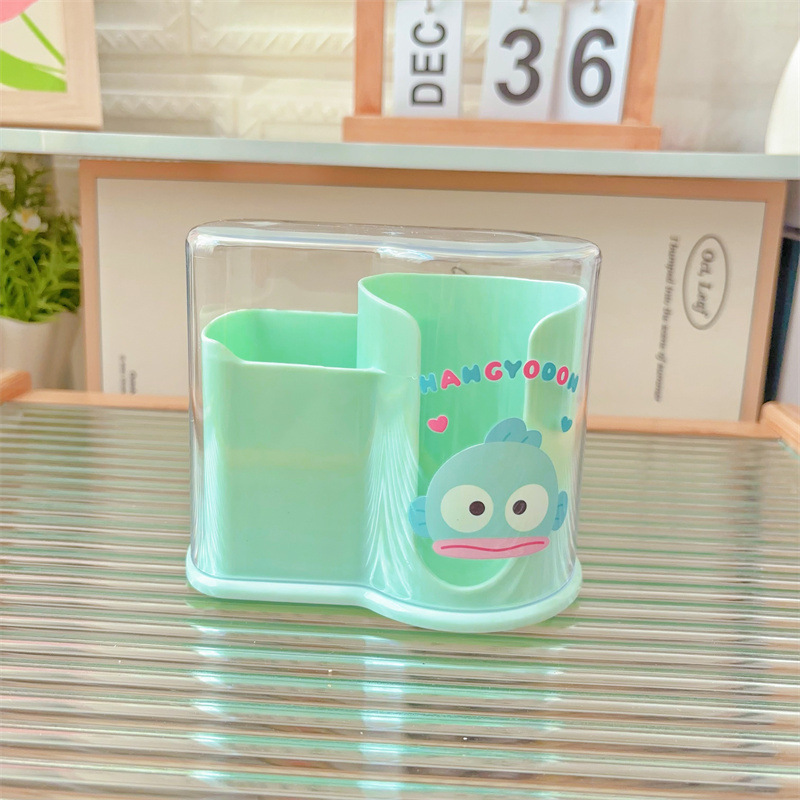 日系卡通少女心化妆棉粉扑收纳盒家用棉签收纳盒猫咪马卡龙盒子|undefined