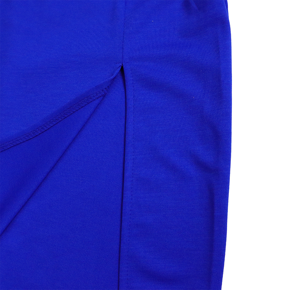 Damen Abendkleid Mit Langarm Und Mesh-einsatz Elegantes Festkleid_voghion.com