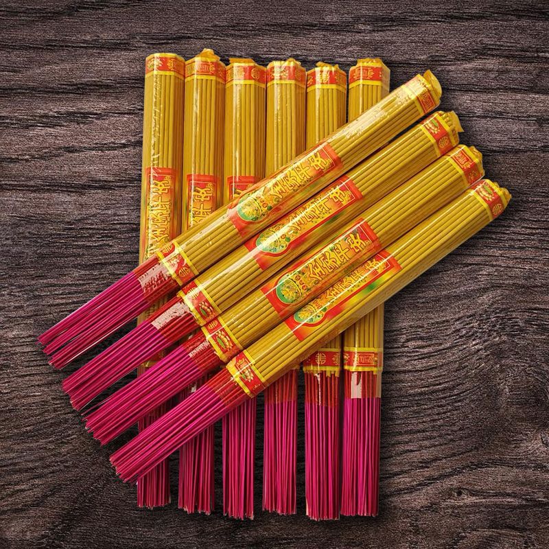 祭祀用香竹签黄香檀香人兴财旺 棒香清明上坟烧纸祭祖扫墓香佛香