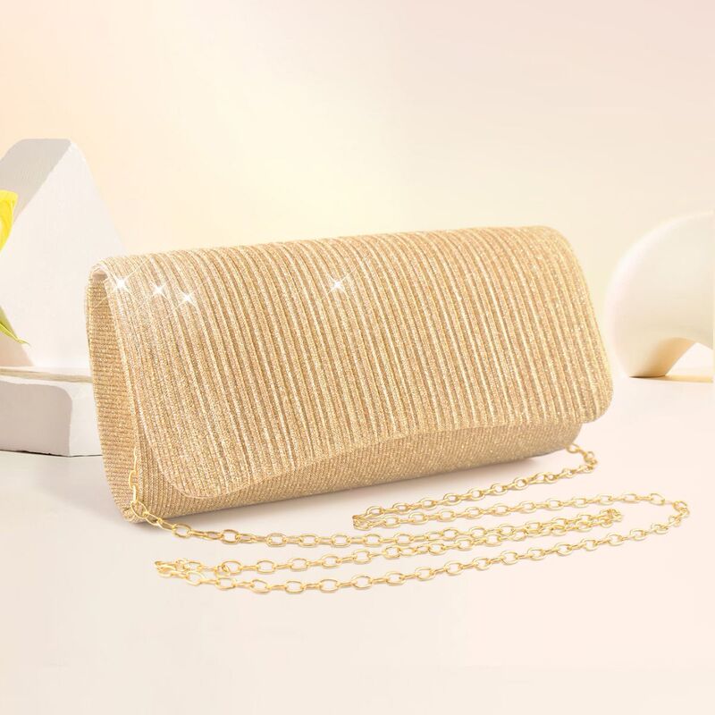 Amazon Specializes in Evening Bags, Women's Bags, Wallets, Dress Bags, Glitter Clutch Bags, Pleated Stripes, and Ruched Designs