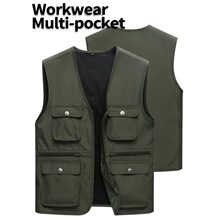 E 39728 Multi Pocket Summer Vest for Men ��ڴ�������