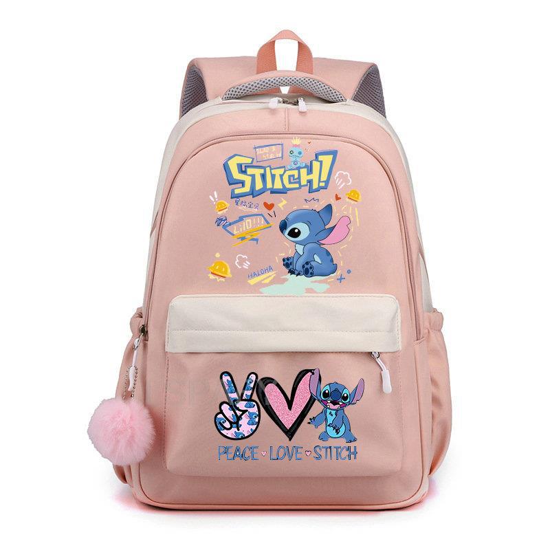 Stitch niños bolso de escuela mochila moda niños mochila de viaje lindo niño niña libro mochila