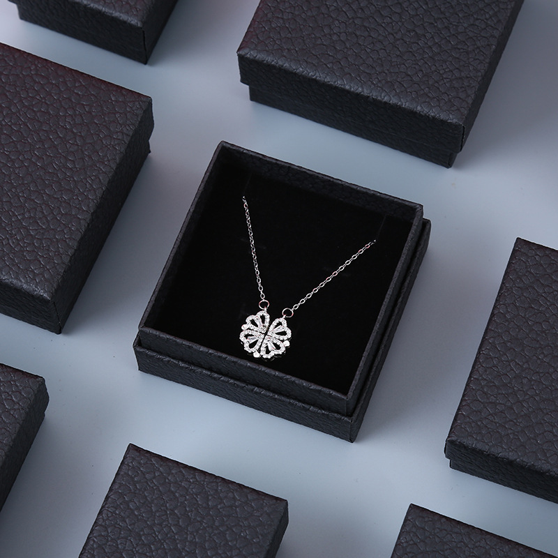 Fashion Solid Color Paper Jewelry Boxes