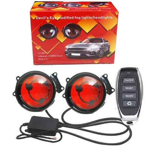 Explosión dinámica LED ojo luz del automóvil 1.5w diablo ojo multimodo LED reforma lente delanteros image 6