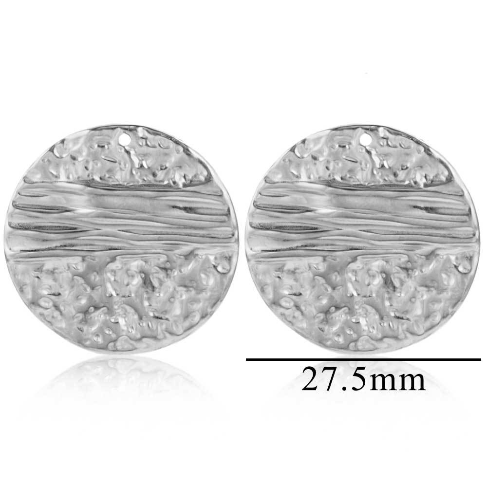 Joyas de acero inoxidable transfronterizas geometría simple anillo grande exageración auriculares accesorios accesorios DIY accesorios accesorios al por mayor