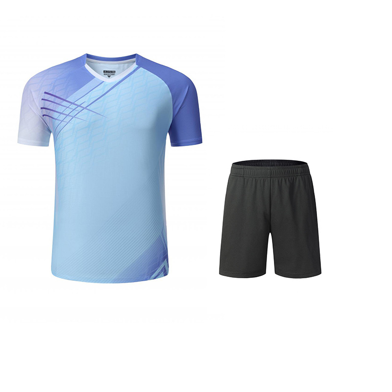 Light blue + black shorts