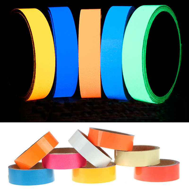 长效夜光胶带 天蓝PET发光胶带 PVC舞台装饰发光条夜光警示胶带