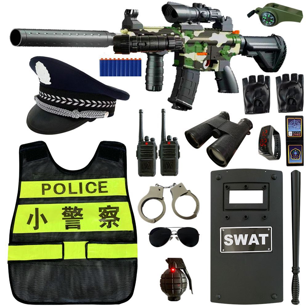 (Cross-border trading), vest, set, police, 16 pieces