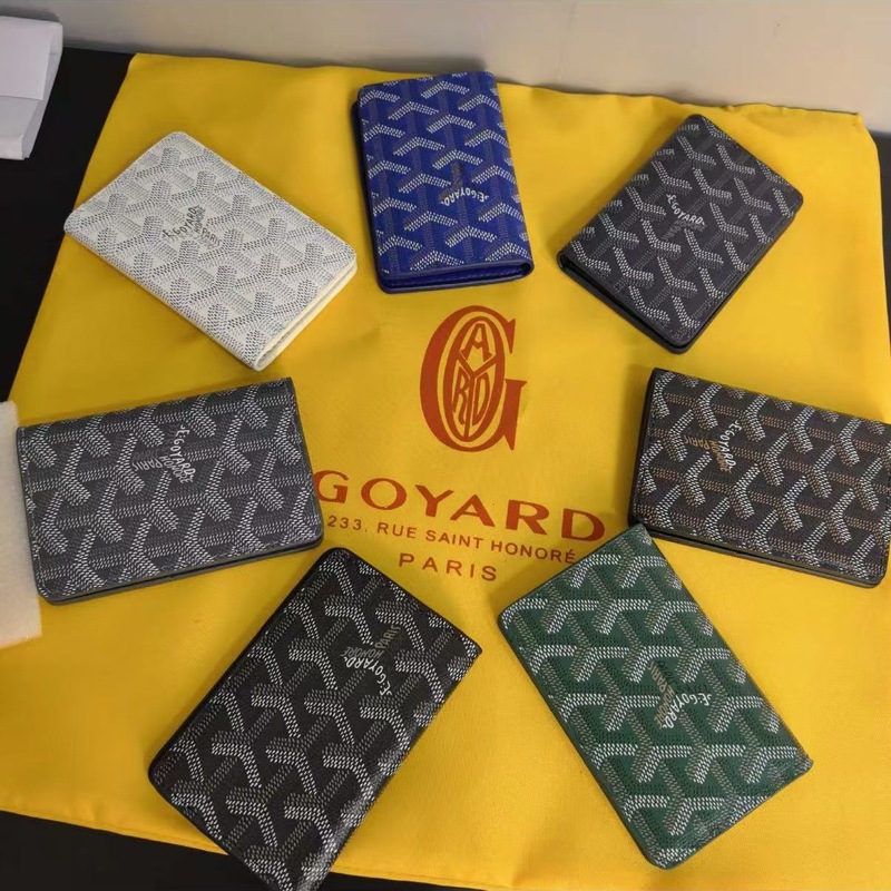 新品戈雅goyard卡包折叠多功能收纳超薄卡夹证件包跨境时尚狗牙包|undefined