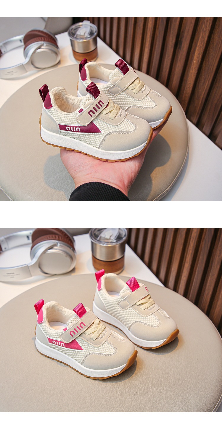 Andningsbara mesh sneakers för spädbarn och småbarn_voghion.com