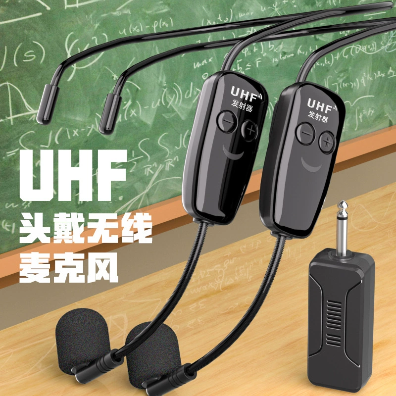 Один-на-два Беспроводной микрофон Усилитель гарнитуры Открытый динамик Усилитель мощности Производительность УВЧ-гарнитура Учитель Маленький микрофон