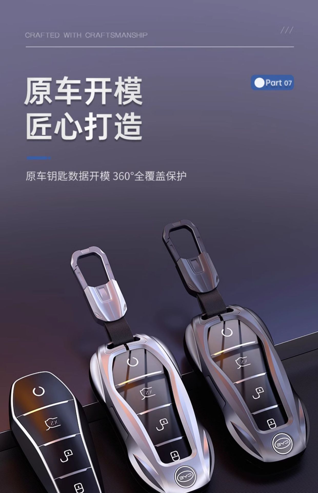 Key Cover for BYD Song Plus, Song L, Han, Qin, Seal, Yuan Plus