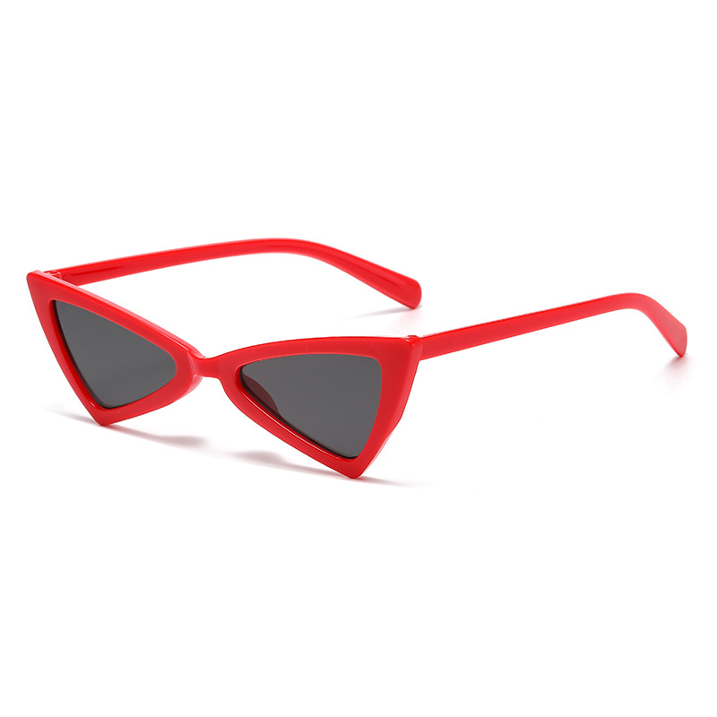 Gafas de Sol Ojo de Gato Triangulares de PC con Protección UV380 para Protección Solar
