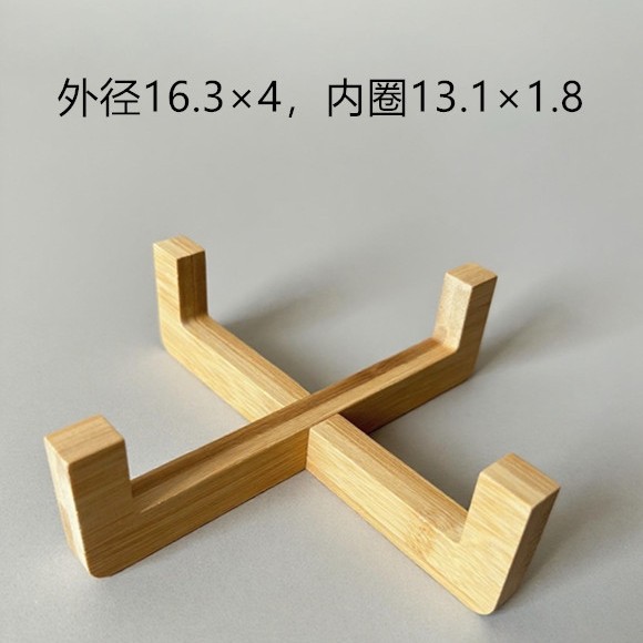 Inventario transfronterizo de bambú y madera taza almohadilla bandeja creativa mosaico DIY base bambú multicarnito bandeja almohadilla aislante térmica