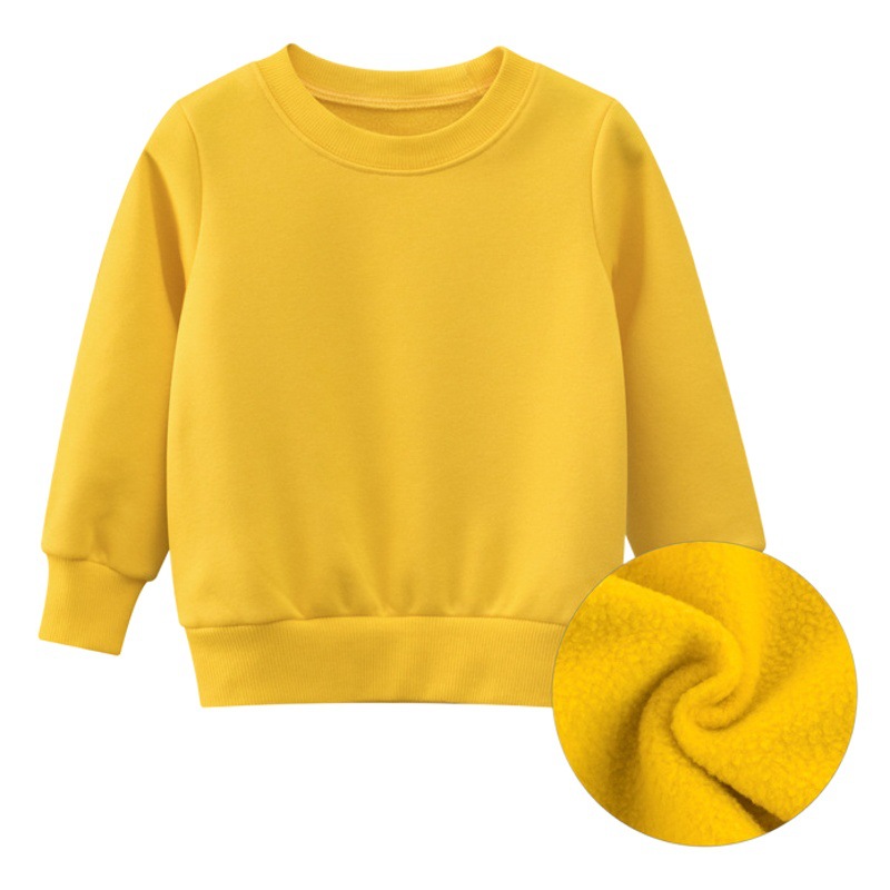 Ropa infantil 27kids, sudaderas infantiles otoño-invierno 2024, camisetas publicitarias de color liso sin estampados, ropa de bebé al por mayor