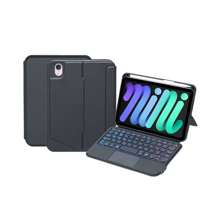 For iPad mini7 touch backlit Bluetooth keyboard Air11 upper pen slot wonderful control split magnetic suction protective cover For iPad mini7 touch backlit Bluetooth keyboard Air11 upper pen slot wonderful control split magnetic suction protective cover