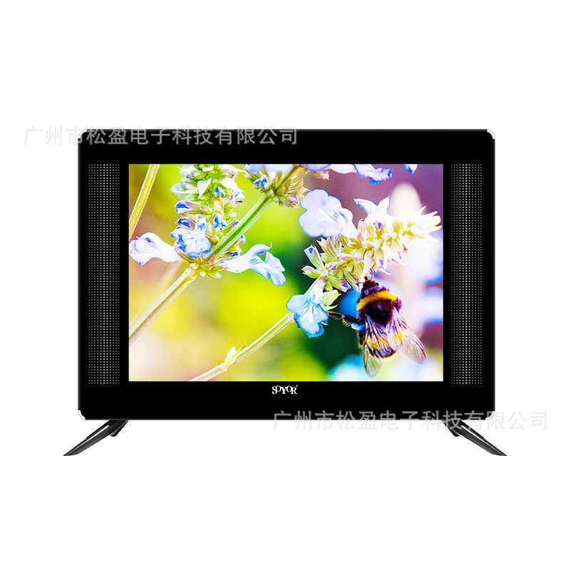 非洲电视机出口15 17 19寸高清DC12太阳能USB AV  LED液晶电视机