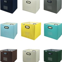 布艺收纳箱定 制牛津布家居学生格子柜玩具书本衣服抽屉收纳分隔