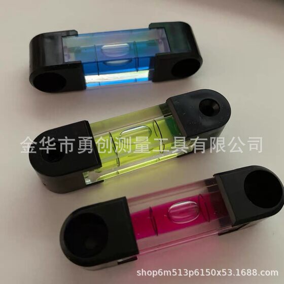 Supply side bubble with mounting screw hole integral horizontal bubble level bubble level gauge horizontal bead