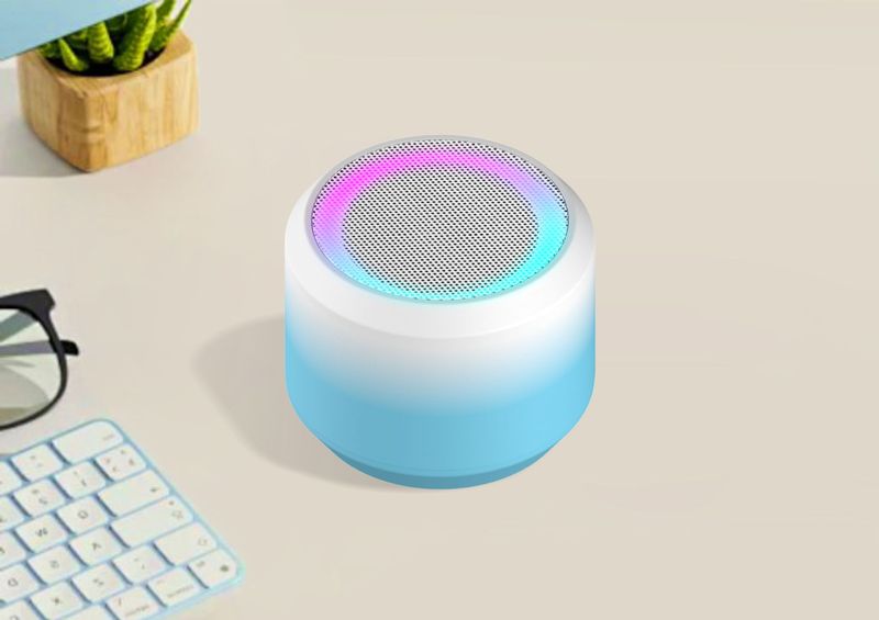国境を越えた新製品ワイヤレス Bluetooth スピーカーポータブル rgb ライトサブウーファー小型オーディオ屋外グラデーションカラー卸売|undefined