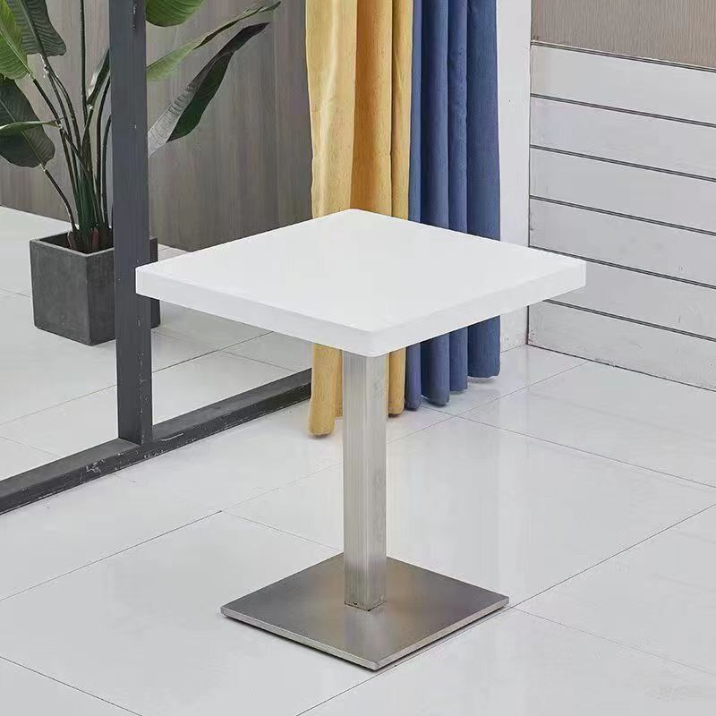 Mesa de comedor restaurante leche tienda de té desayuno snack restaurante restaurante de comida rápida combinación de mesas y sillas simple y moderna