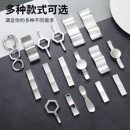 Korean style 304 stainless steel chopstick holder gold public double chopstick holder three-use chopstick holder chopstick pillow key holder rest pad