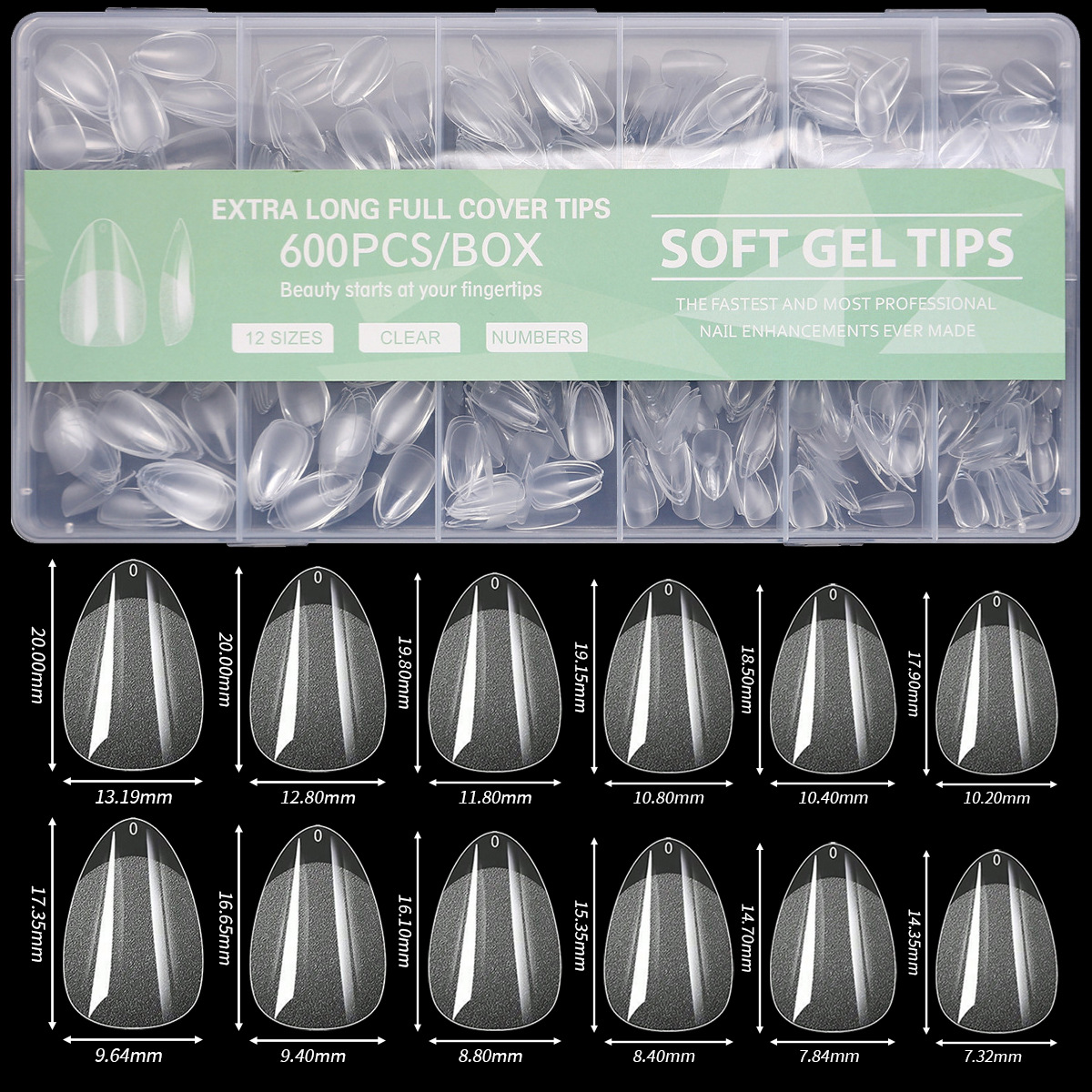 Estilo explosivo transfronterizo de uñas, lentejuelas, uñas postizas semi-esmeriladas, cajas al por mayor, nuevas pegatinas de uñas que no dejan marcas