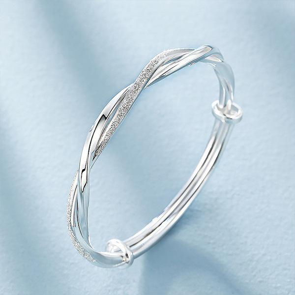 fashionable silver bracelet