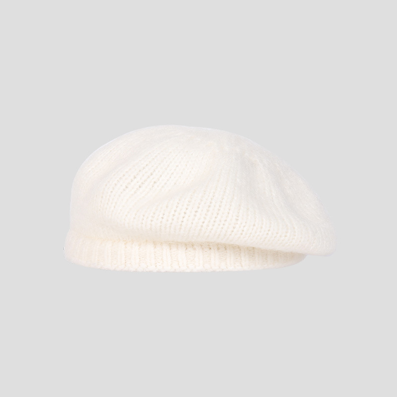 Women's Fashion Solid Color Eaveless Beret Hat display picture 5