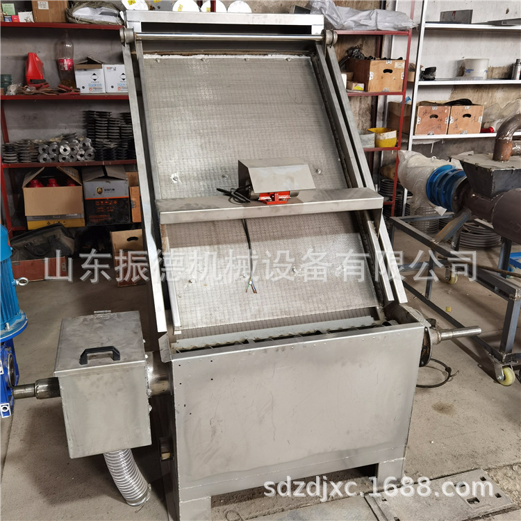 养鸡场粪便处理分离机 泔水固液分离机视频 不锈钢粪便分离机