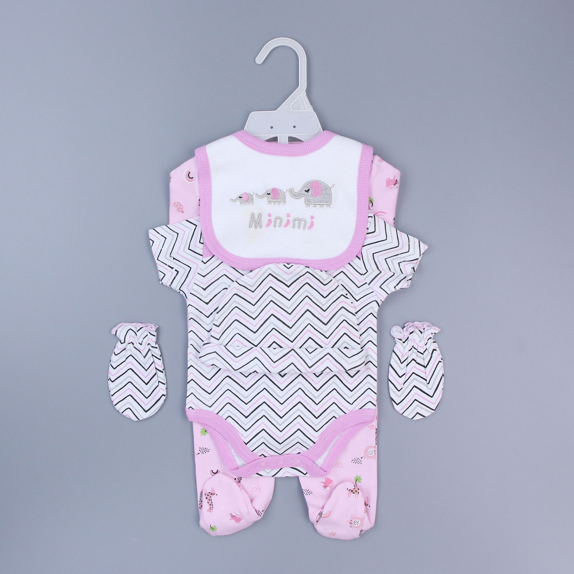 Conjunto de ropa para recién nacido, pelele de algodón puro, mono para bebé, ropa de bebé, ropa infantil transfronteriza europea y americana