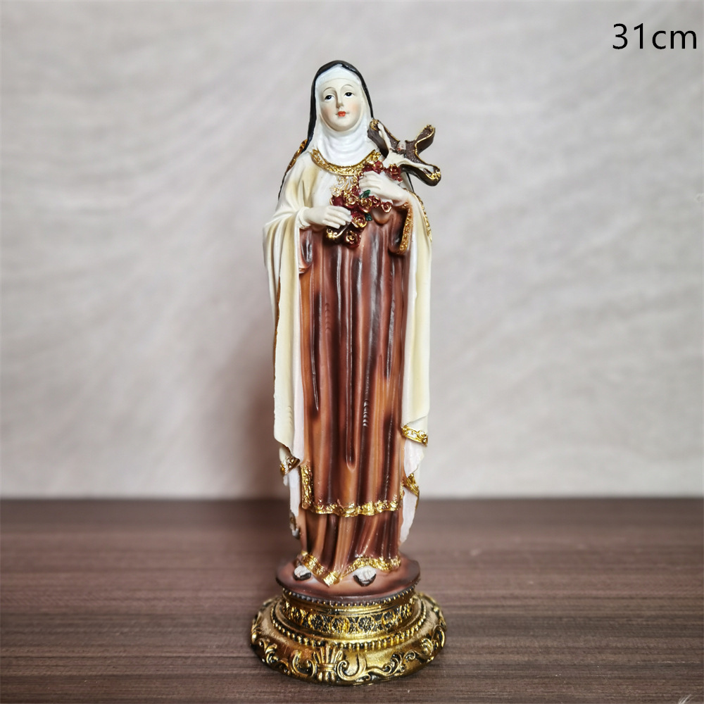 Envío gratis 30cm decoración artesanal estatua de luz de Joseph Wang decoración de figura de la familia sala de estar