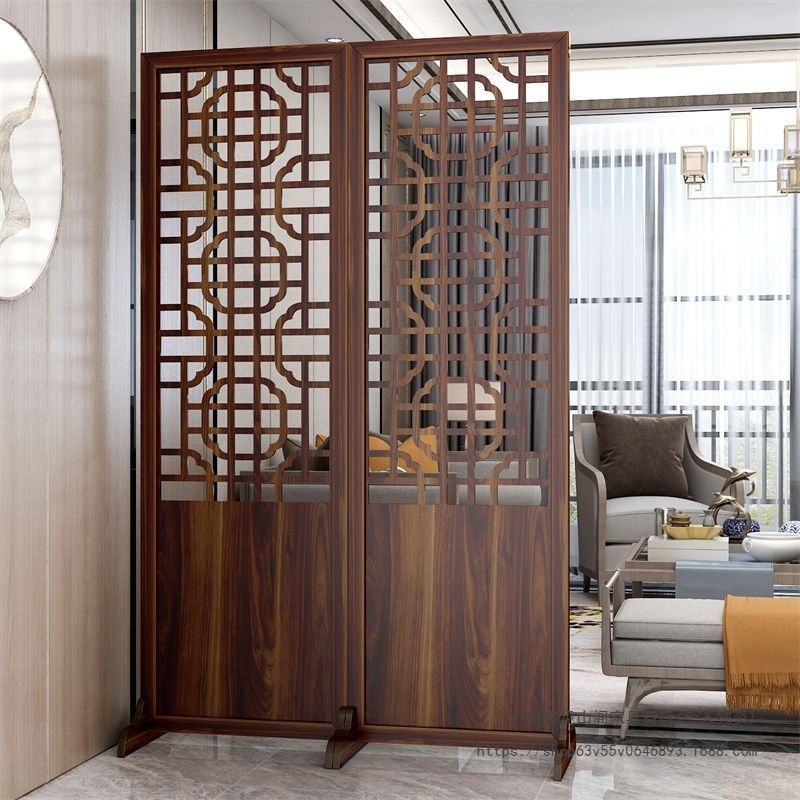 Screen Partition Living Room Blocking Folding Mobile Folding Simple Modern Office Bedroom Partition Wall Simple Self-Installation